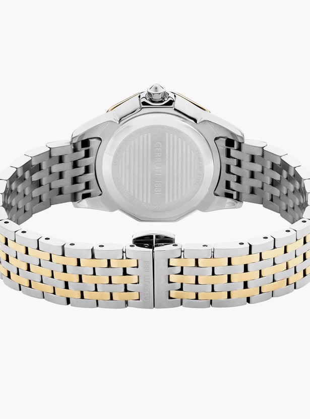 CERRUTI 1881 Women Embellished Analog Watch with Metal Strap - CECIWLG0008203W