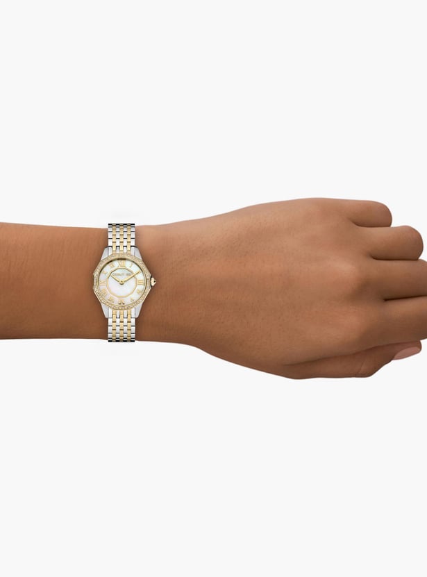 CERRUTI 1881 Women Embellished Analog Watch with Metal Strap - CECIWLG0008203W