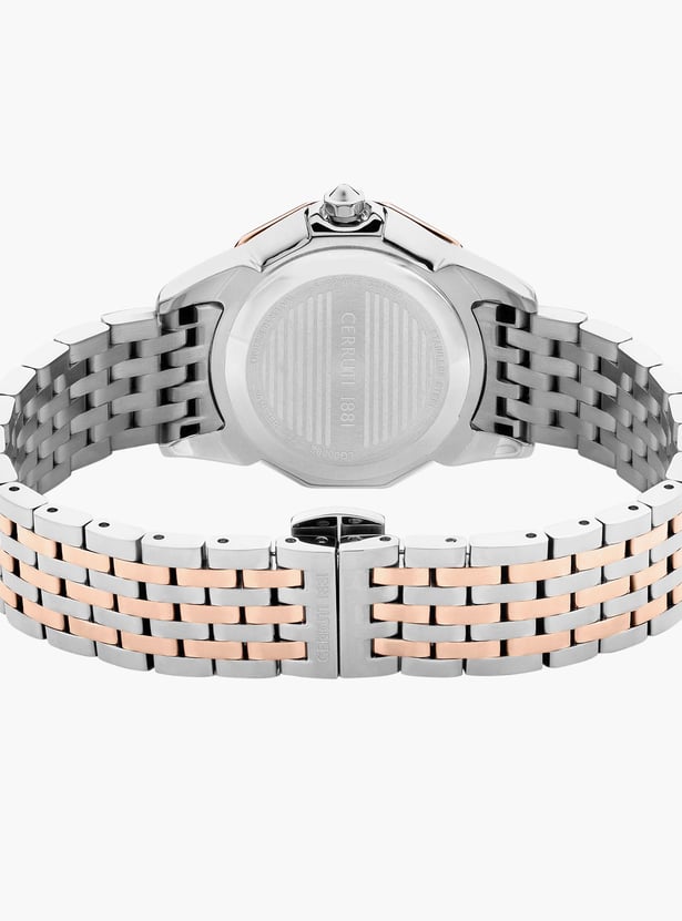 CERRUTI 1881 Women Embellished Analog Watch with Metal Strap - CECIWLG0008205W