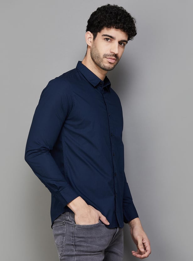 PEPE JEANS Men Solid Regular Fit Shirt