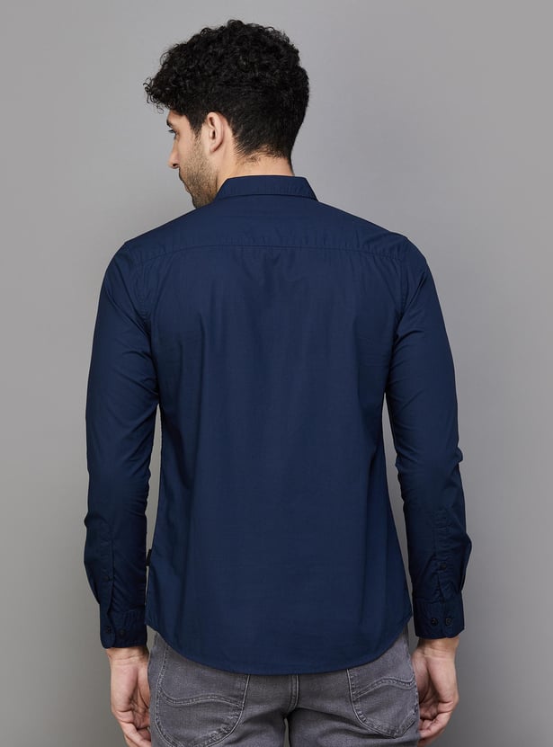 PEPE JEANS Men Solid Regular Fit Shirt