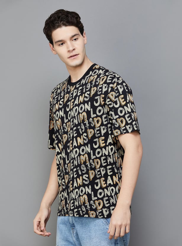 Buy PEPE JEANS Men Typographic Print Slim Fit T-shirt from Pepe