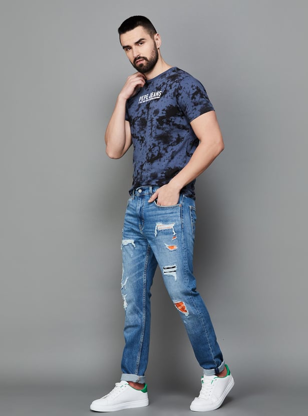 PEPE JEANS Men Printed Regular Fit T-shirt