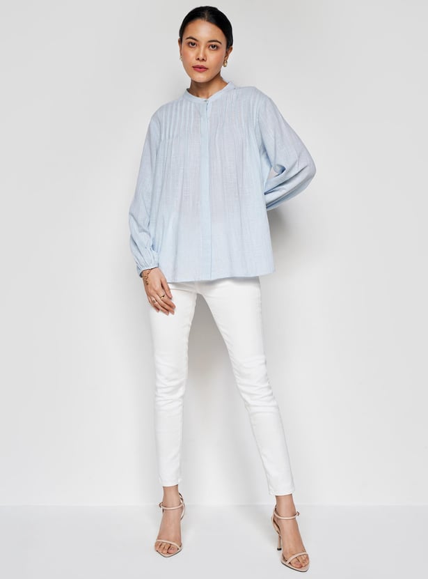 AND Women Solid Regular Fit Top
