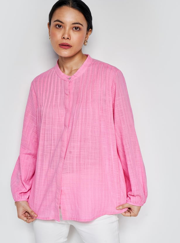 AND Women Solid Regular Fit Top