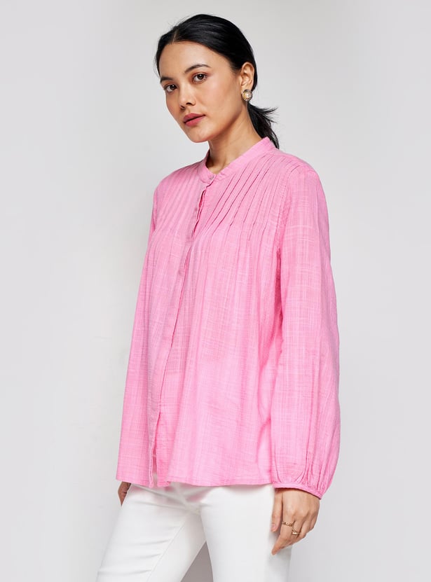 AND Women Solid Regular Fit Top