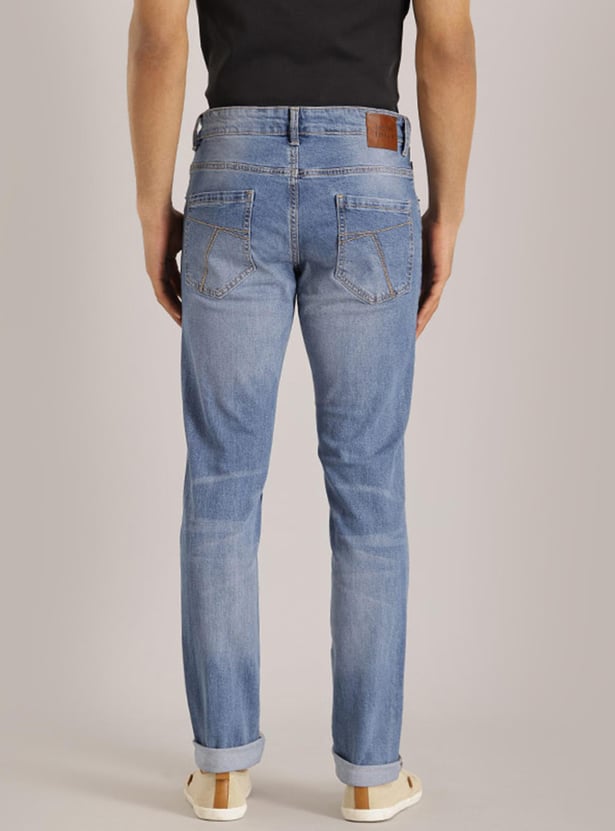 INDIAN TERRAIN Men Stonewashed Slim Fit Jeans