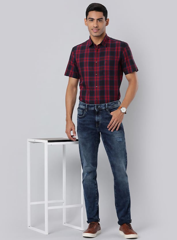 INDIAN TERRAIN Men Slim Fit Full Length Jeans