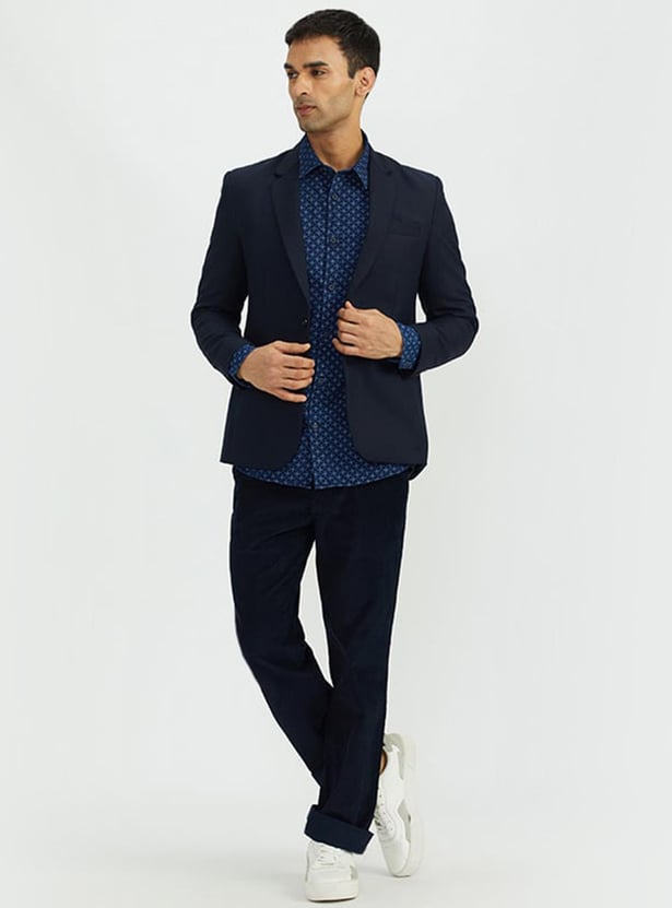 INDIAN TERRAIN Men Printed Slim Fit Casual Shirt