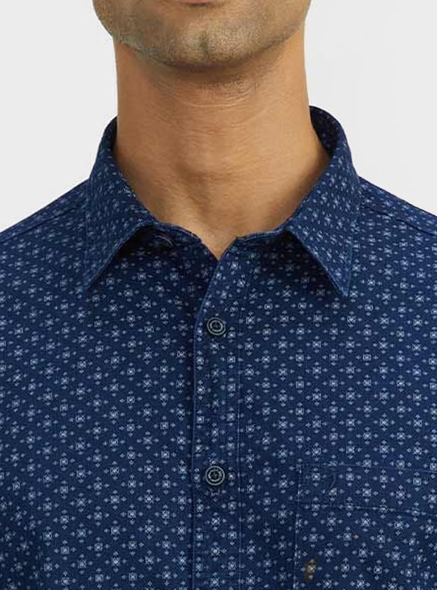 INDIAN TERRAIN Men Printed Slim Fit Casual Shirt