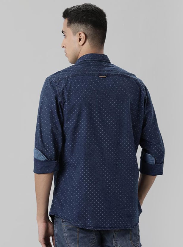 INDIAN TERRAIN Men Printed Slim Fit Casual Shirt