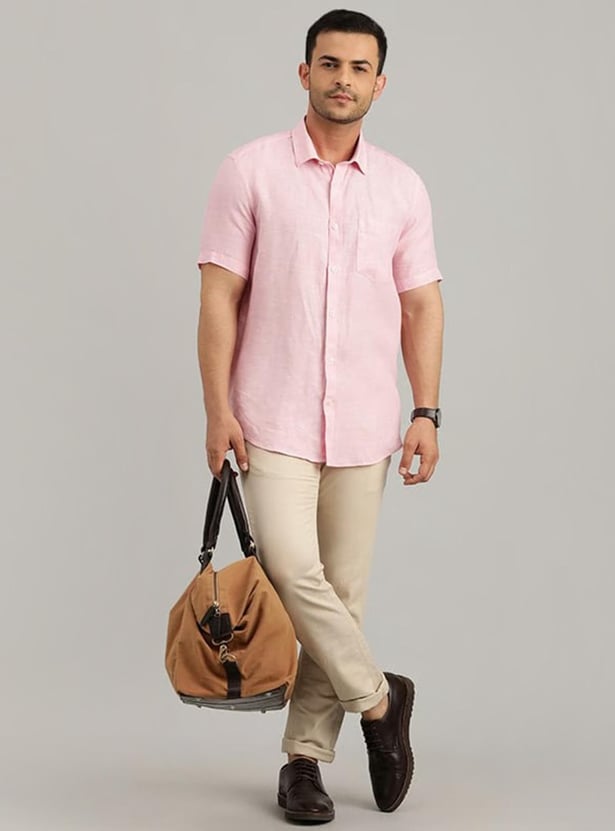 INDIAN TERRAIN Men Printed Slim Fit Casual Shirt