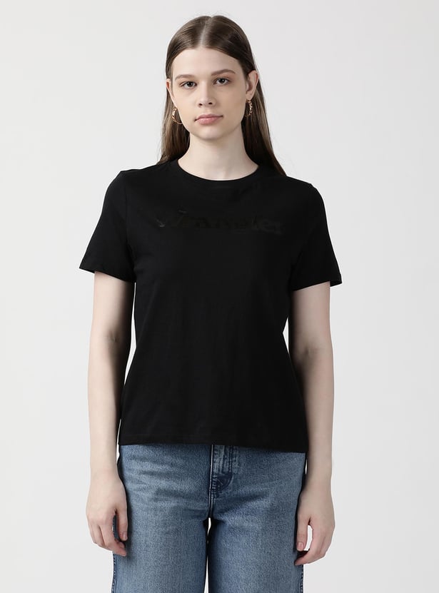 WRANGLER Women Printed Regular Fit T-shirt