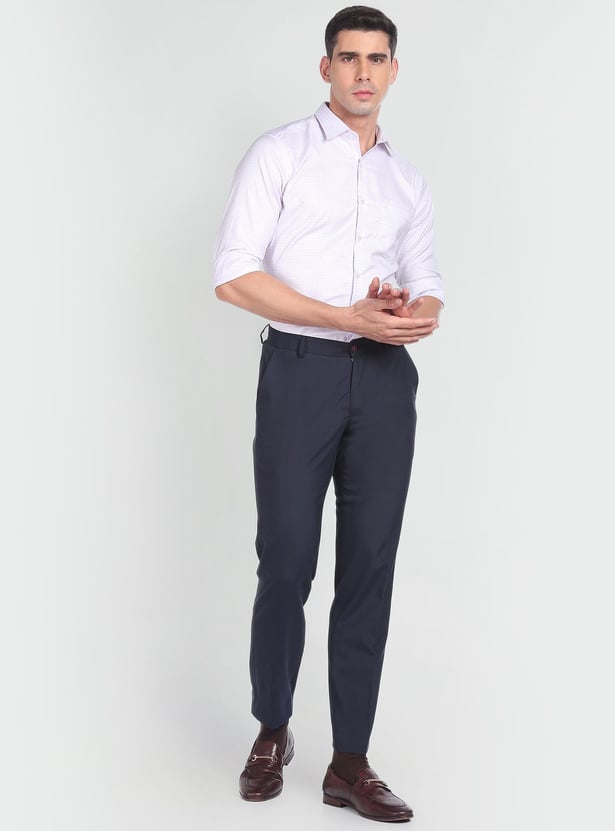 ARROW Men Checked Regular Fit Formal Shirt