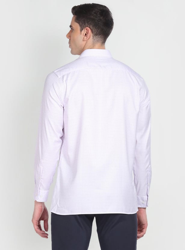 ARROW Men Checked Regular Fit Formal Shirt