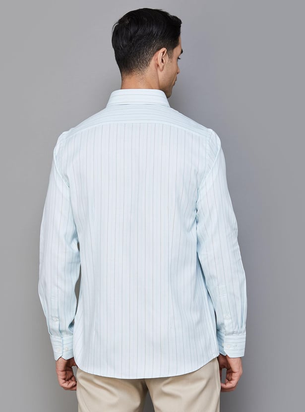 BLACKBERRYS Men Striped Slim Fit Formal Shirt