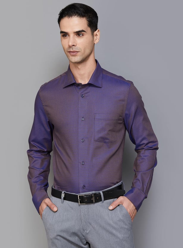 BLACKBERRYS Men Slim Fit Printed Formal Shirt