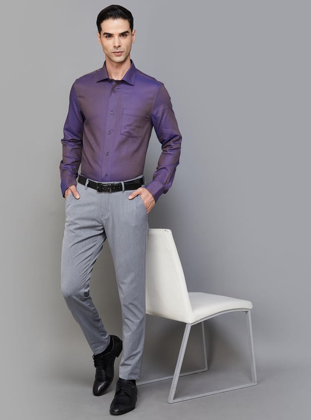 BLACKBERRYS Men Slim Fit Printed Formal Shirt