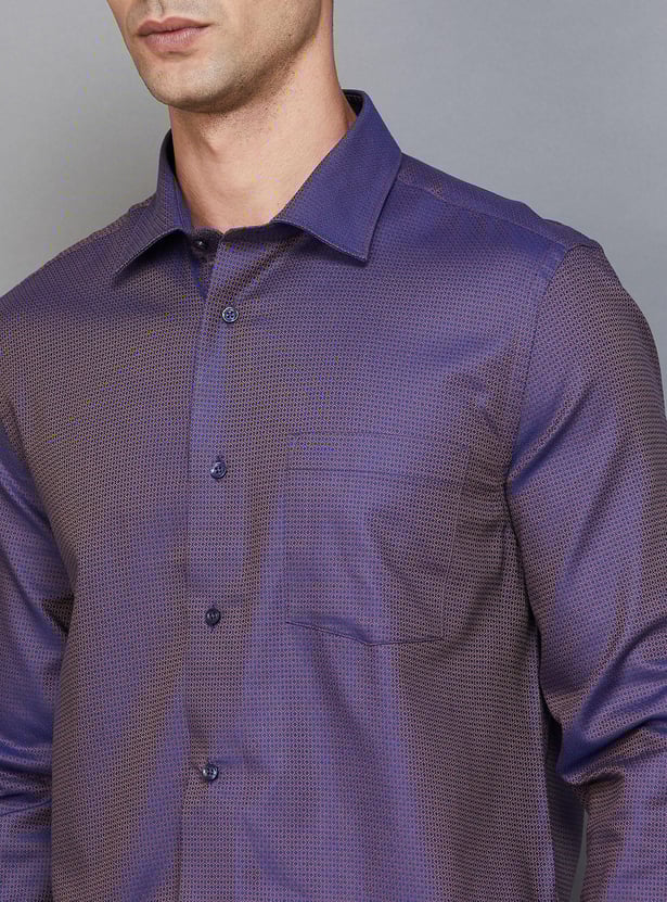 BLACKBERRYS Men Slim Fit Printed Formal Shirt