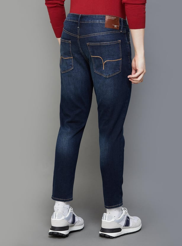 FLYING MACHINE Men Stonewashed Relaxed Tapered Fit Jeans