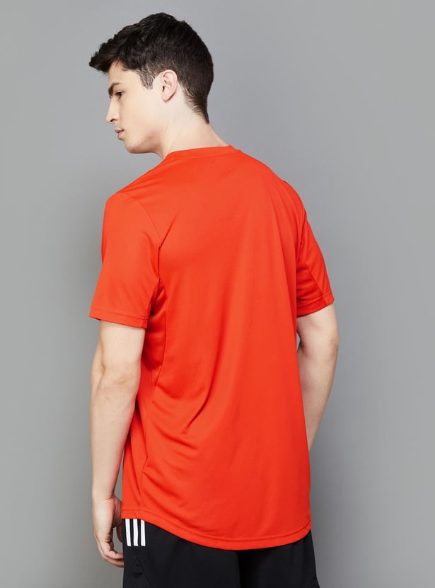 ADIDAS Men Solid Sports T-shirt