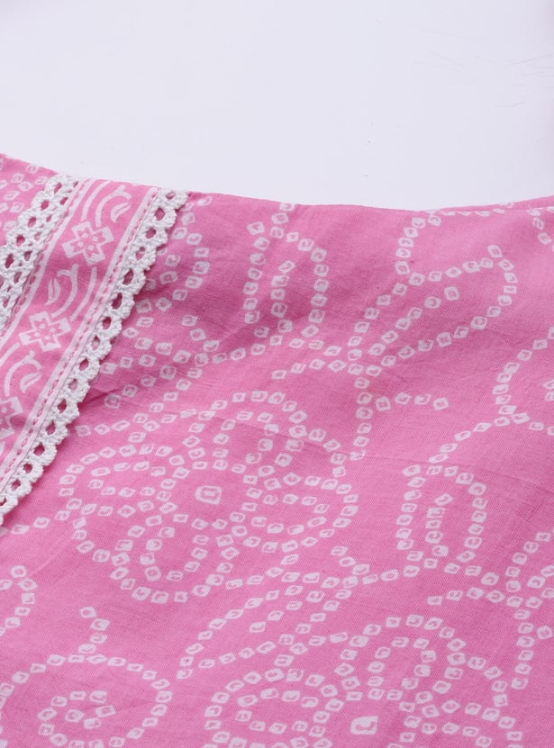 LIBAS Women Printed A-line Kurti