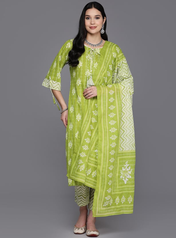 LIBAS Women Printed Kurta Set