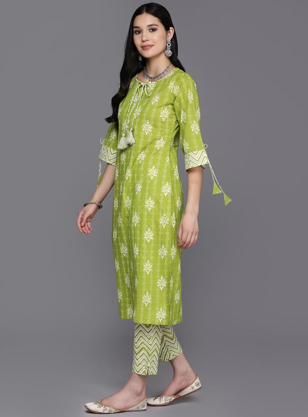 LIBAS Women Printed Kurta Set
