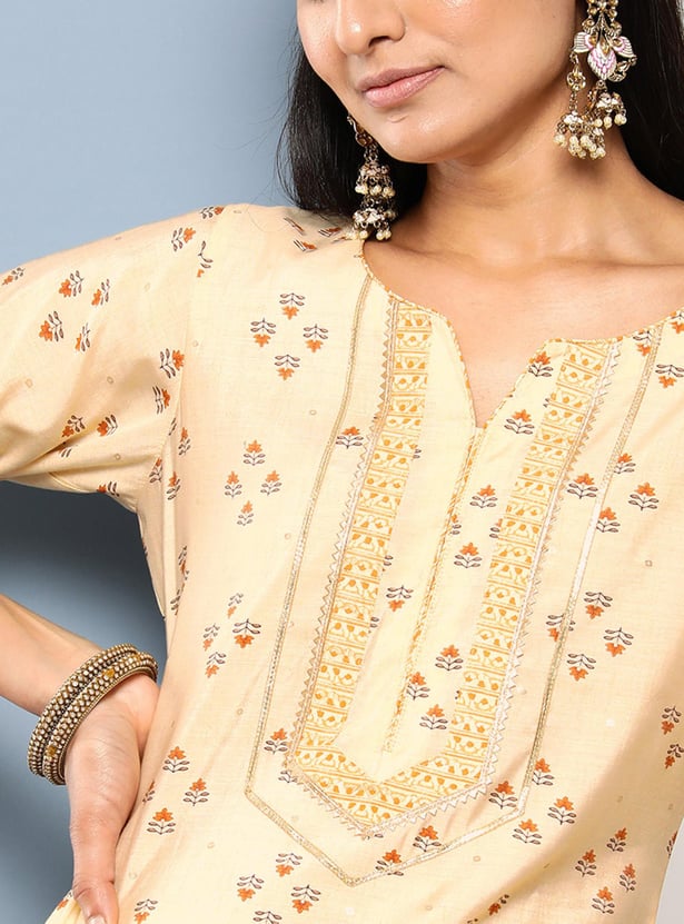 LIBAS Women Printed Straight Kurta