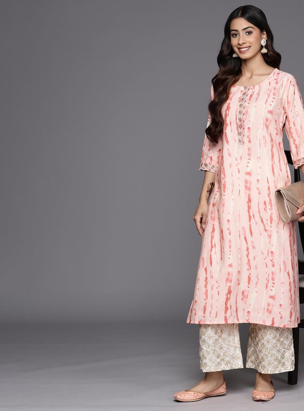LIBAS Women Printed Straight Kurta