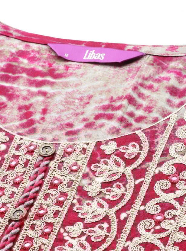 LIBAS Women Printed Straight Kurta