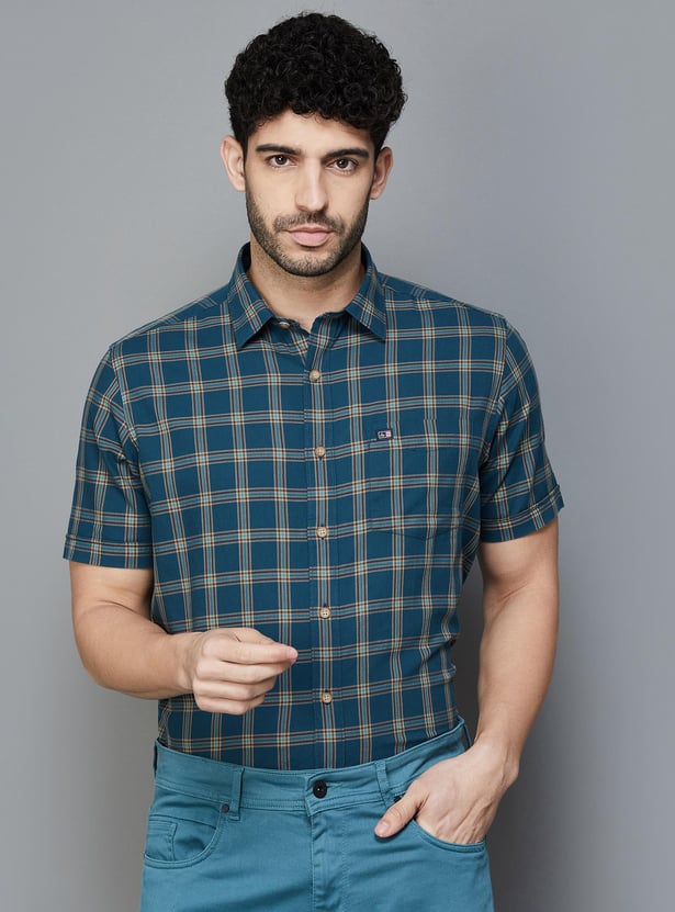 ARROW SPORT Men Checked Regular Fit Casual Shirt