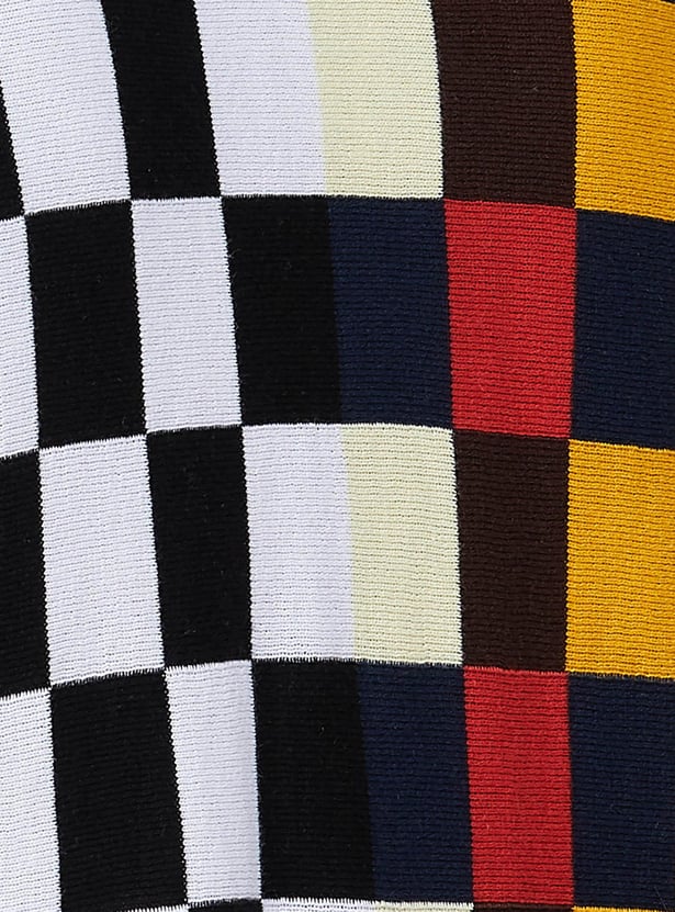 UNITED COLORS OF BENETTON Men Checked Sweater
