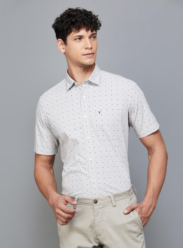 VH SPORTS Men Printed Slim Fit Shirt