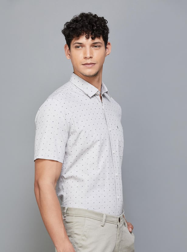 VH SPORTS Men Printed Slim Fit Shirt