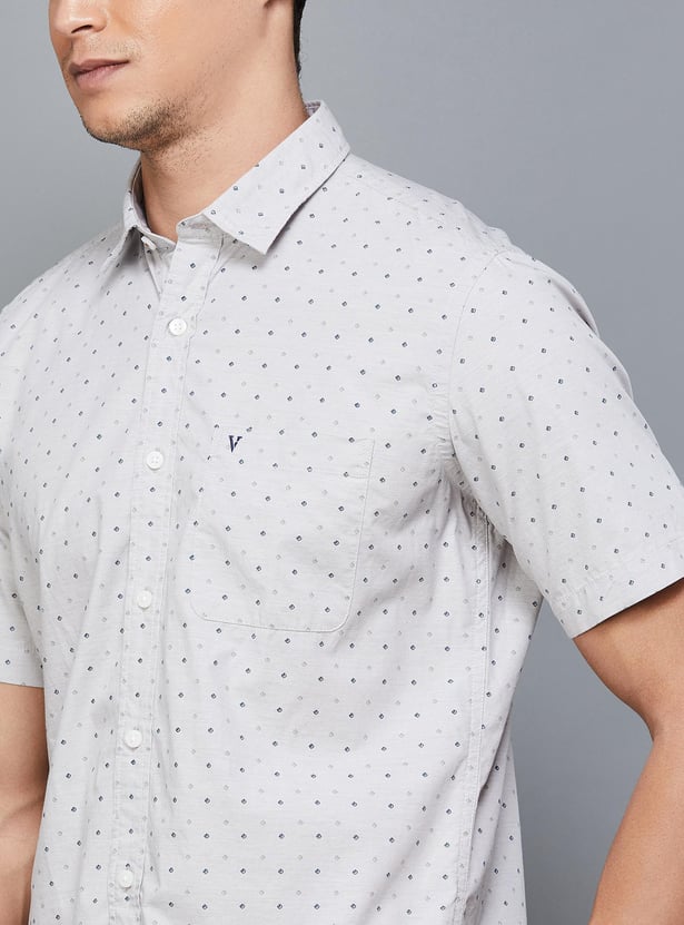 VH SPORTS Men Printed Slim Fit Shirt