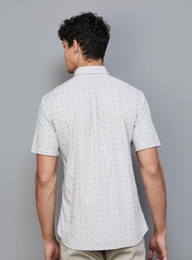 VH SPORTS Men Printed Slim Fit Shirt