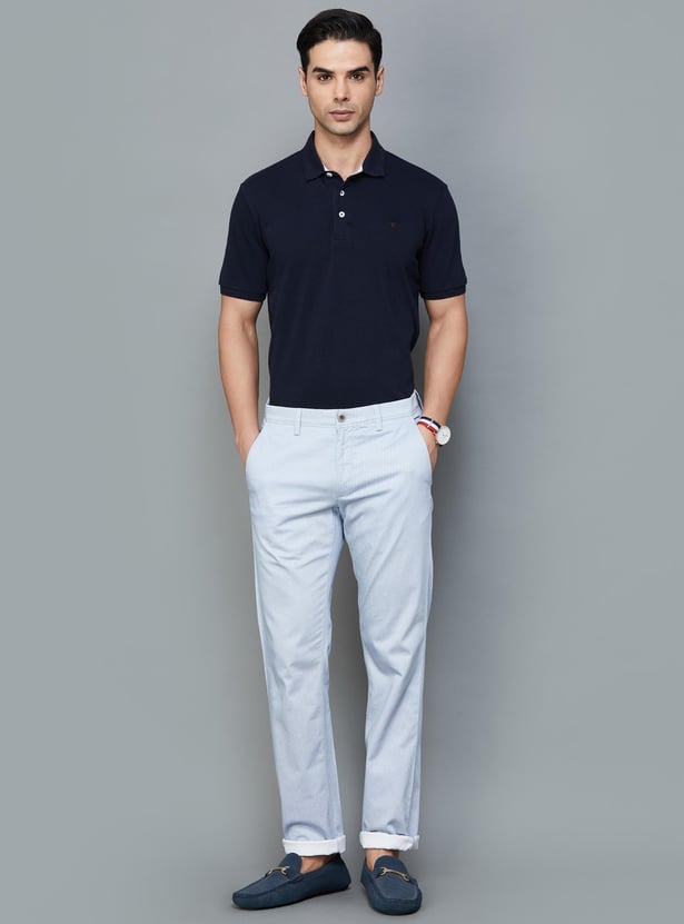 VH SPORTS Men Solid Regular Fit Polo T-shirt