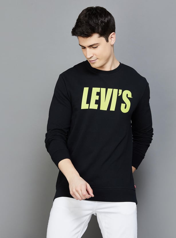LEVI'S Men Logo Print Sweatshirt