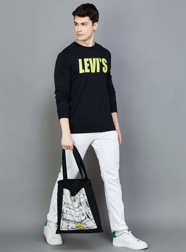 LEVI'S Men Logo Print Sweatshirt