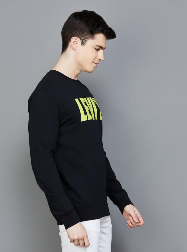 LEVI'S Men Logo Print Sweatshirt