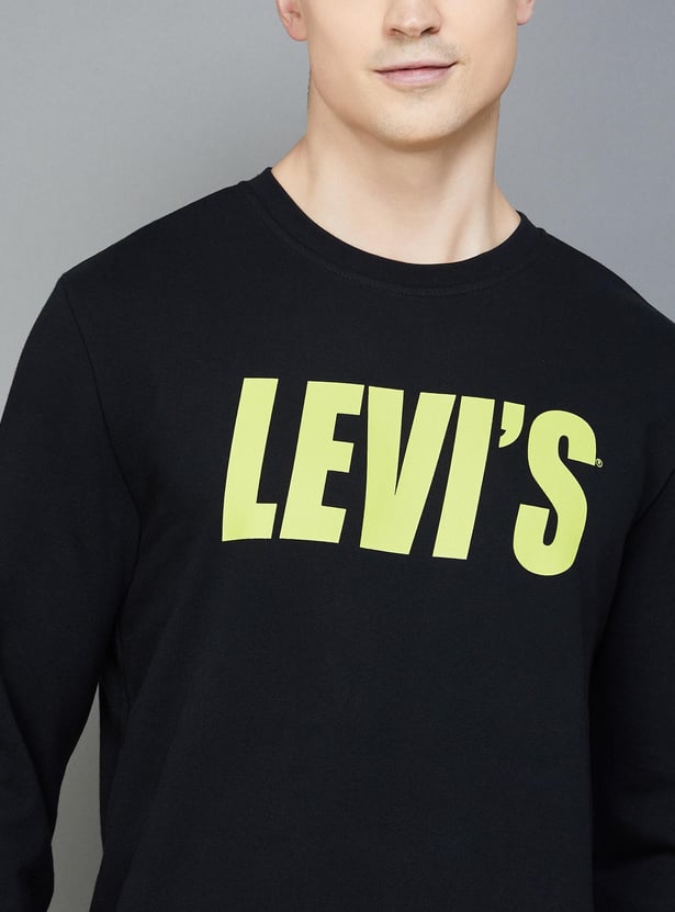 LEVI'S Men Logo Print Sweatshirt