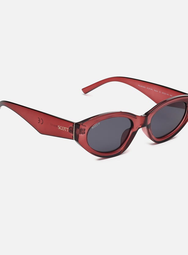 SCOTT Women UV-Protected Cateye Sunglasses - SC2918PLROYCEC2S