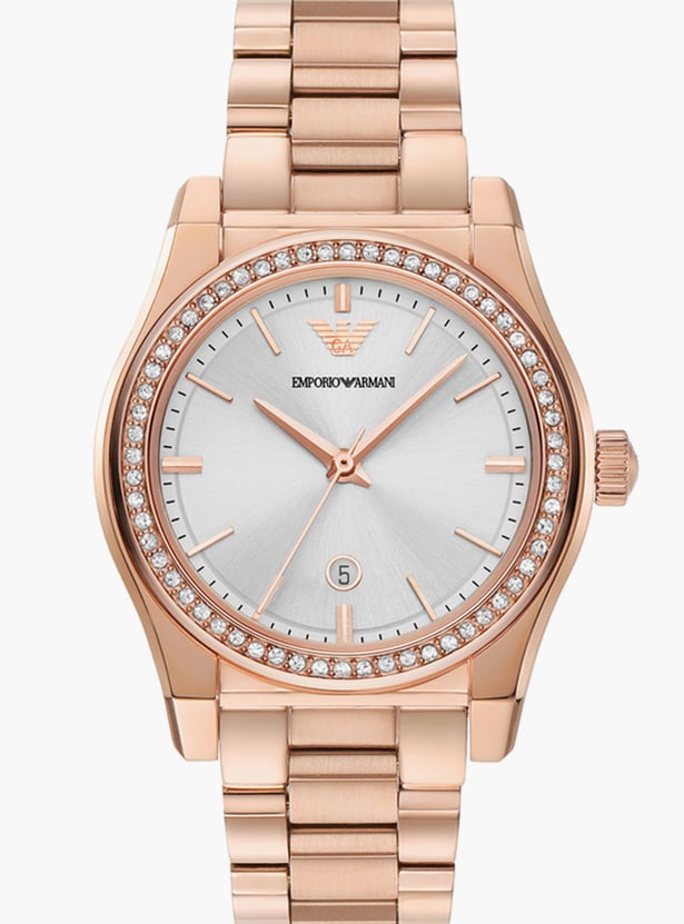 EMPORIO ARMANI Women Embellished Analog Watch - AR11558