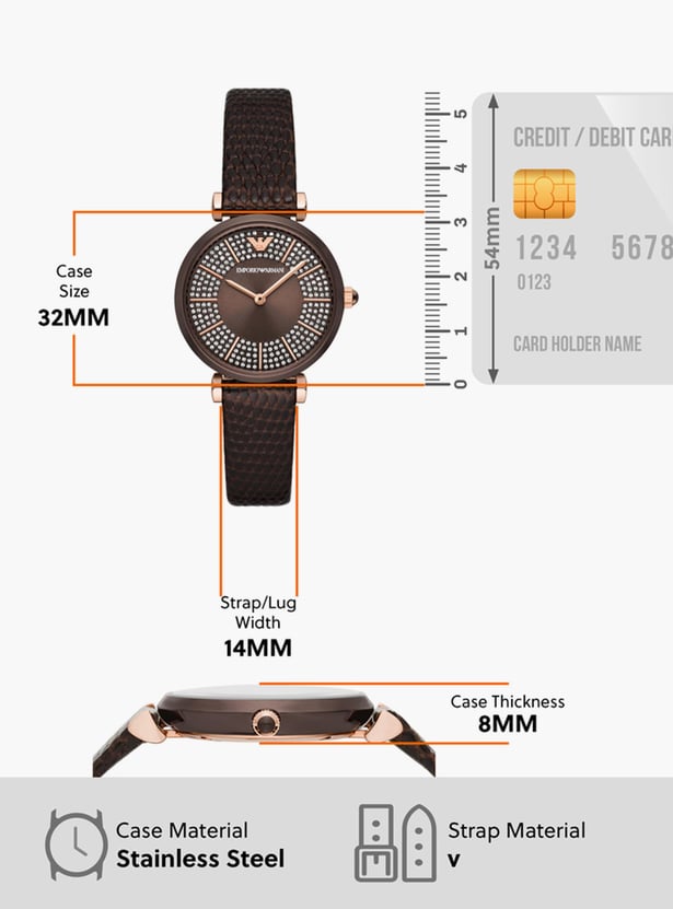 EMPORIO ARMANI Women Embellished Analog Watch - AR11565