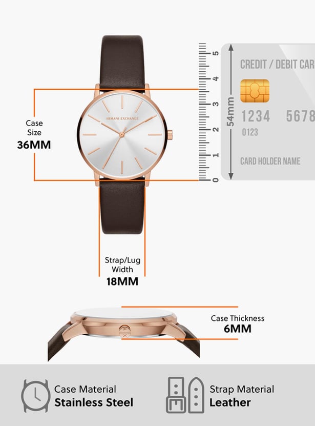 ARMANI EXCHANGE Women Textured Analog Watch - AX5592