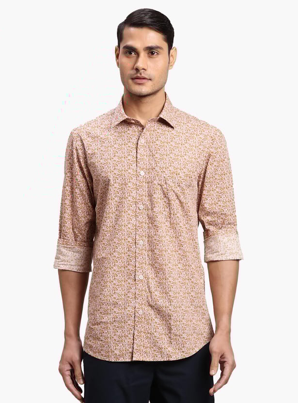 Buy COLORPLUS Men Printed Regular Fit Casual Shirt from Colorplus at ...
