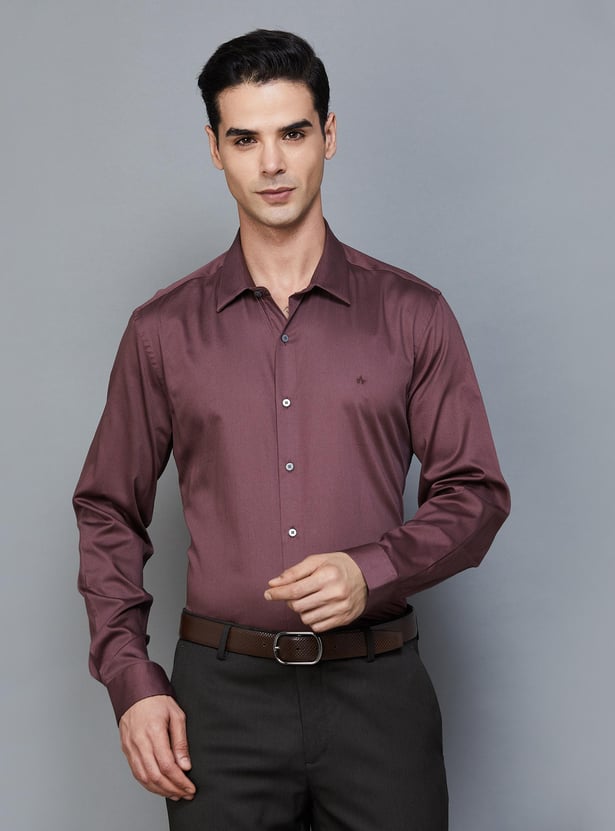 ARROW Men Solid Slim Fit Formal Shirt