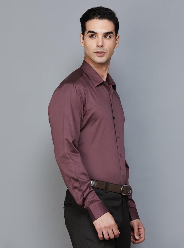 ARROW Men Solid Slim Fit Formal Shirt