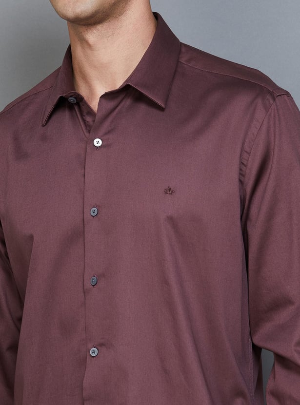 ARROW Men Solid Slim Fit Formal Shirt